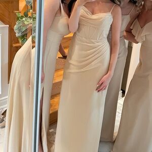 AZAZIE Mai Champaign Dress